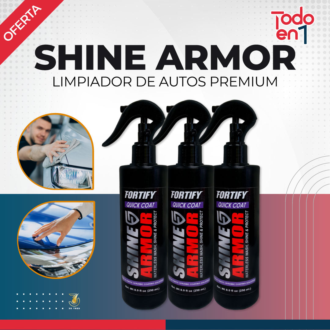 SHINE ARMOR - Limpiador y Protector para Autos