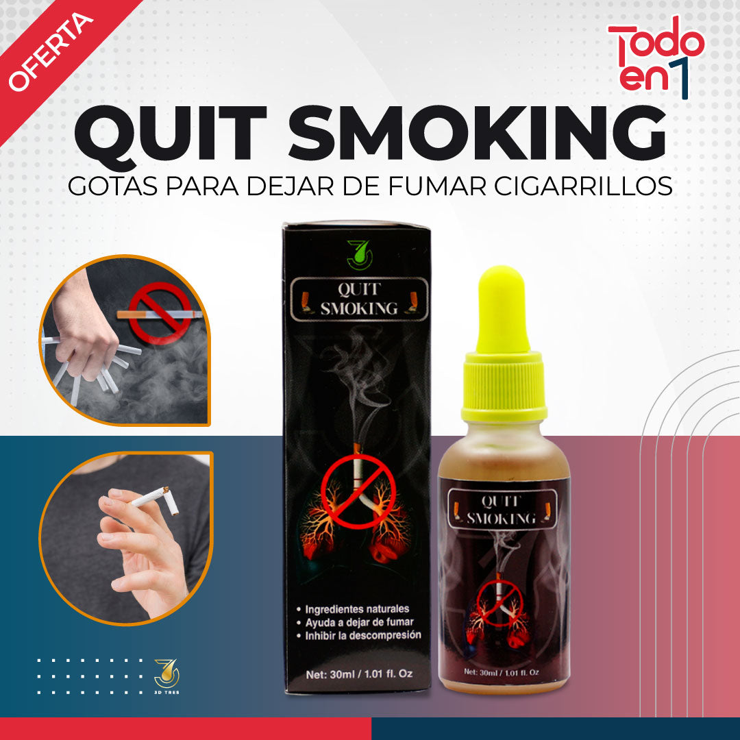 QUIT SMOKING 3DTRES - (Gotas para dejar de fumar cigarrillos)