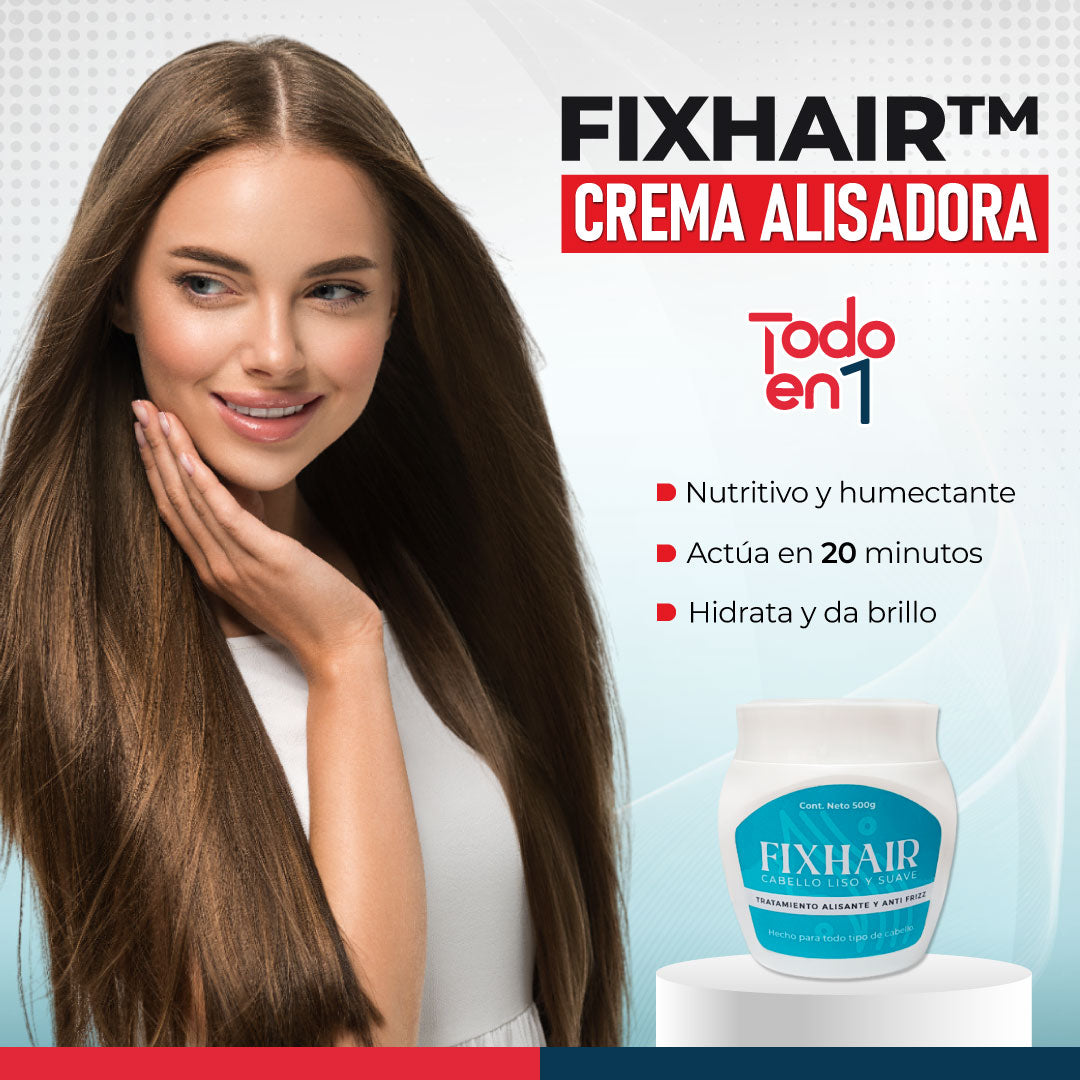 FIXHAIR™ - Crema Alisante y Anti Fizz